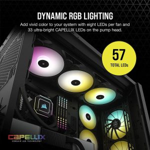 CORSAIR iCUE H170i ELITE CAPELLIX Liquid CPU Cooler - CW-9060055-WW - Image 2