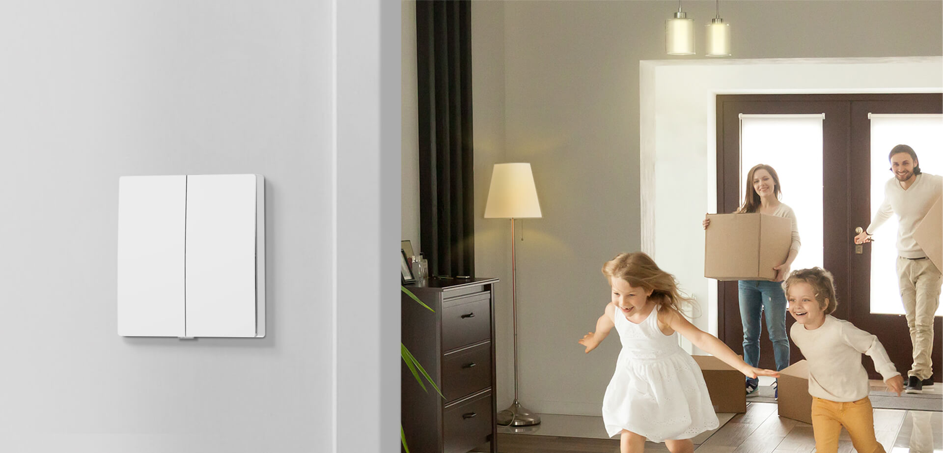 TP-Link Tapo Smart Light Switch 2 Gang 1 Way Tapo S220