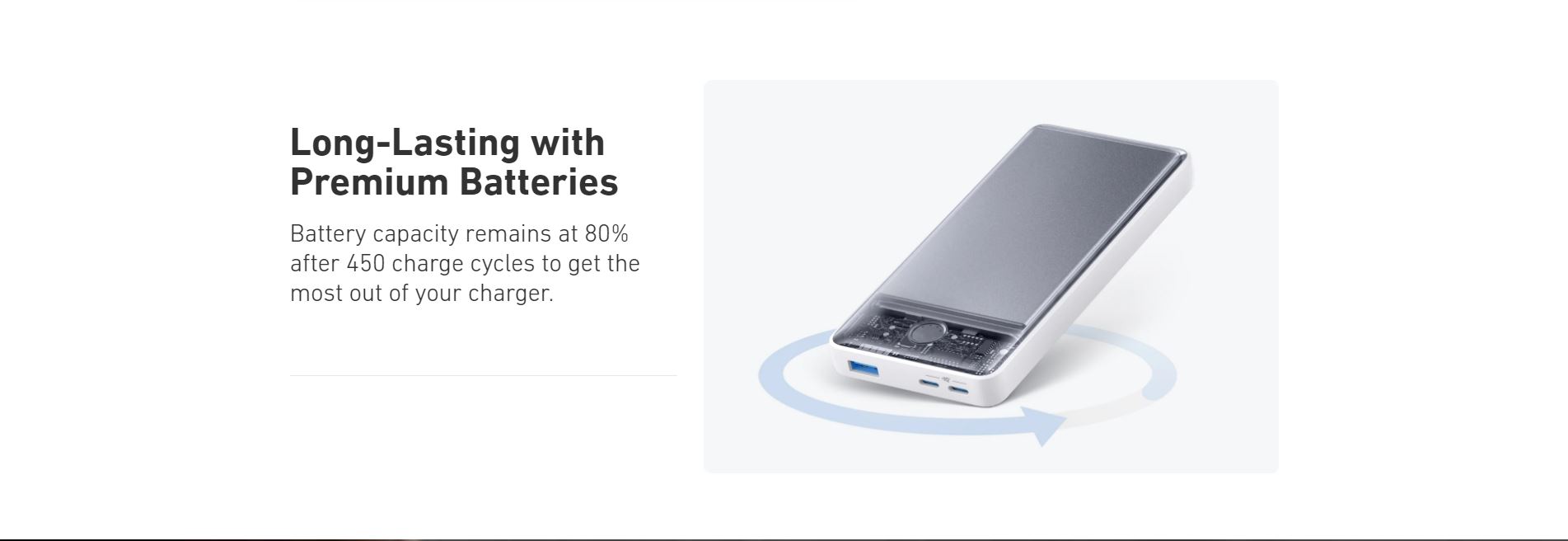Anker 535 PowerCore 20K Power Bank - series 5 20,000 mAh capacity / dual port type c A1366H11