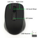 Haing 2.4 Wireless Mouse M1-M2-M3-M4 - Image 9