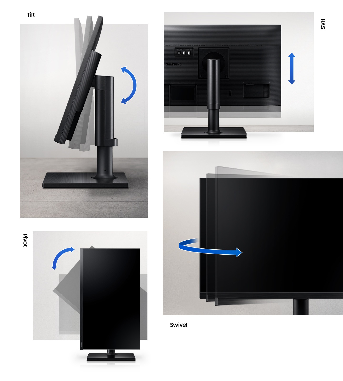 Samsung Monitor 24 LF24T450FZ