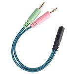 Audio 1-Jack to 2-Jack