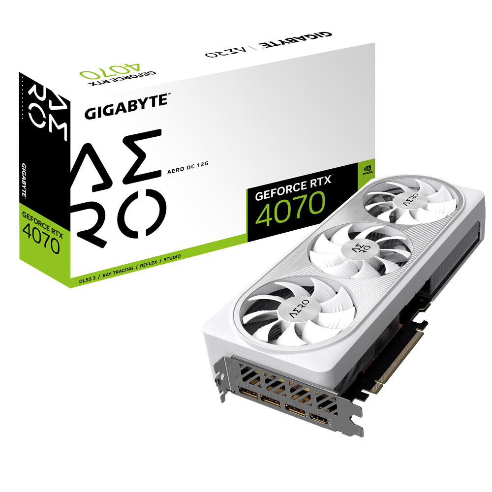Gigabyte GeForce RTX™ 4070 AERO OC 12G [ GV-N4070AERO OC-12GD ]