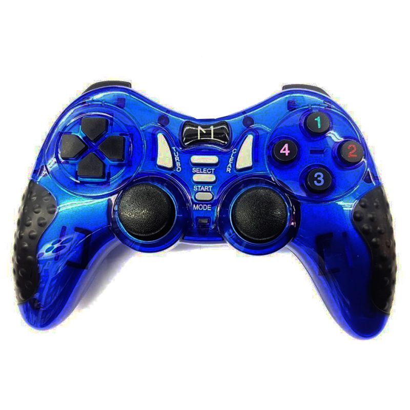 6-in-1 wireless gamepad controller - 2.4G wireless technology 
