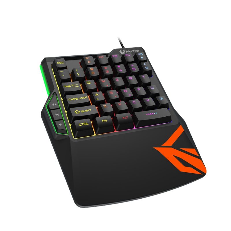 Meetion KB015 One-Handed Gaming Keyboard - Rainbow backlight [ MT-kb015 ]