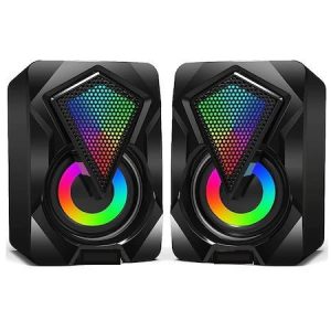 E-1047 Multimedia Speaker With LED AUX ,USB power