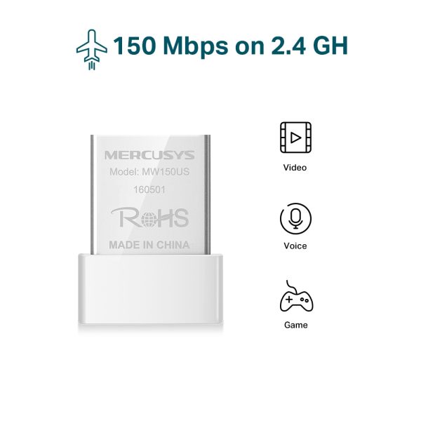 MERCUSYS N150 Wireless Nano USB Adapter