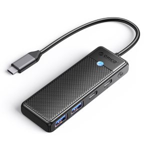 Orico Type-C HUB PW Series to (USB 3.0 + TYPE-C PD / Black) [ PAPW2AC-C3 ]