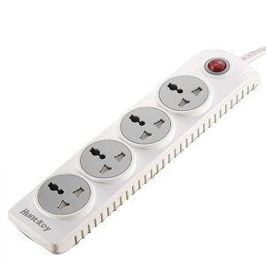 Huntkey Power Strip { 4 sockets / 1.8M cable length / Child protection } SZN 401