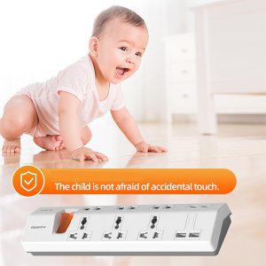 Yamatik PRIMA-104U power strip { 6-Sockets, 2-USB and 2-Type-C } - Image 5