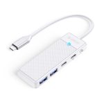 Orico Type-C HUB PW Series to (USB 3.0 + TYPE-C PD / White) [ PAPW2AC-C3 ]