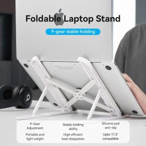 VENTION foldable Laptop Stand - White color - KDNW0 - Image 5
