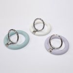 Pisen Ring Magnet Mobile Phone Holder (White / Blue / Purple) [ LV-ZJ04 ]