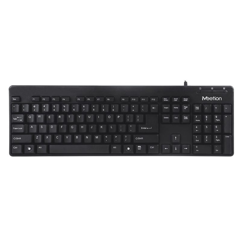 Meetion USB Keyboard - 1.5m cable length [ AK100 ]