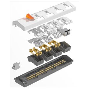 Yamatik PRIMA-104U power strip { 6-Sockets, 2-USB and 2-Type-C } - Image 3