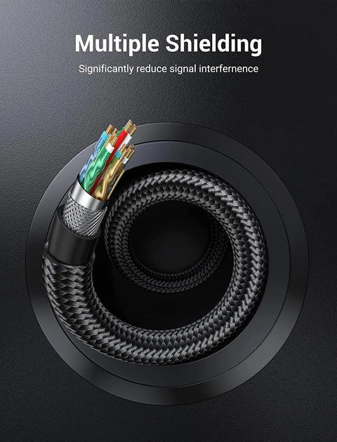 Vention Braided DP  Cable 8k - HCELI