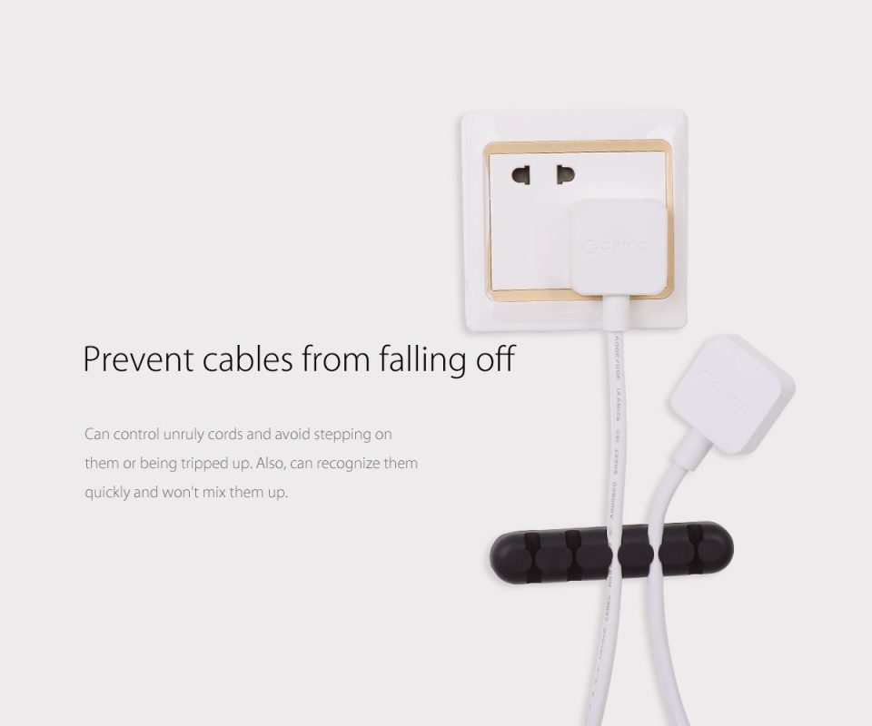 ORICO - self-adhesive cable holder for desk - CBS5