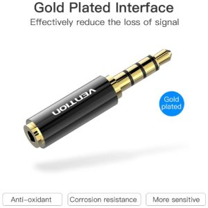Vention 3.5mm Male to 2.5mm Female Audio Adapter - BFBB0 - Image 5