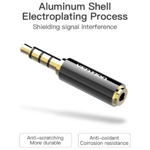 Vention 3.5mm Male to 2.5mm Female Audio Adapter - BFBB0 - Image 6