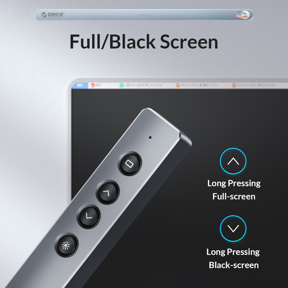 ORICO-Presentation Clicker Gray - OPPT-05