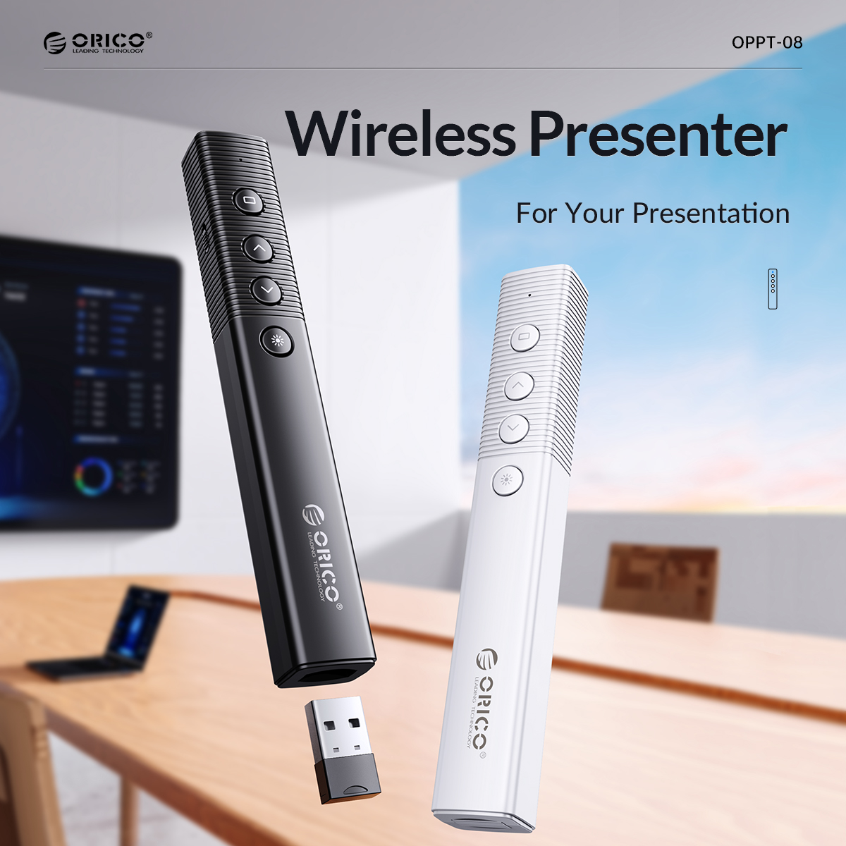 ORICO Presentation Clicker -OPPT2-08-BK-BP
