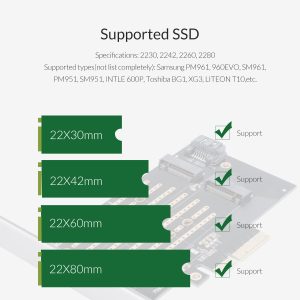Orico M.2 NVMe to PCI-E X4 Expansion Card ORICO-PDM2-BP - Image 6
