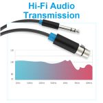 Vention 6.5mm TRS Male to XLR Female Audio Cable 3m Black [ BBEBI ]