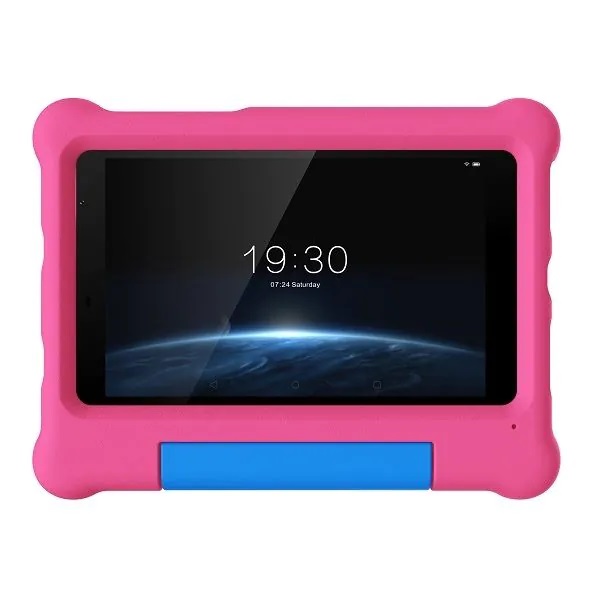 G-TiED Tablet Klap E1 (Quad Core / 2GB Ram / 32GB Storage / 8.0" IPS (800 x 1280) / Android 11 / Pink)