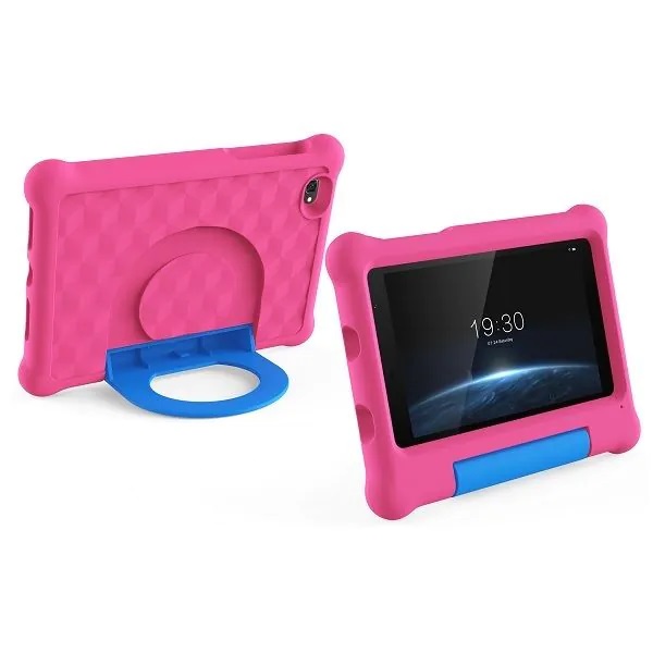 G-TiED Tablet Klap E1 (Quad Core / 2GB Ram / 32GB Storage / 8.0" IPS (800 x 1280) / Android 11 / Pink)
