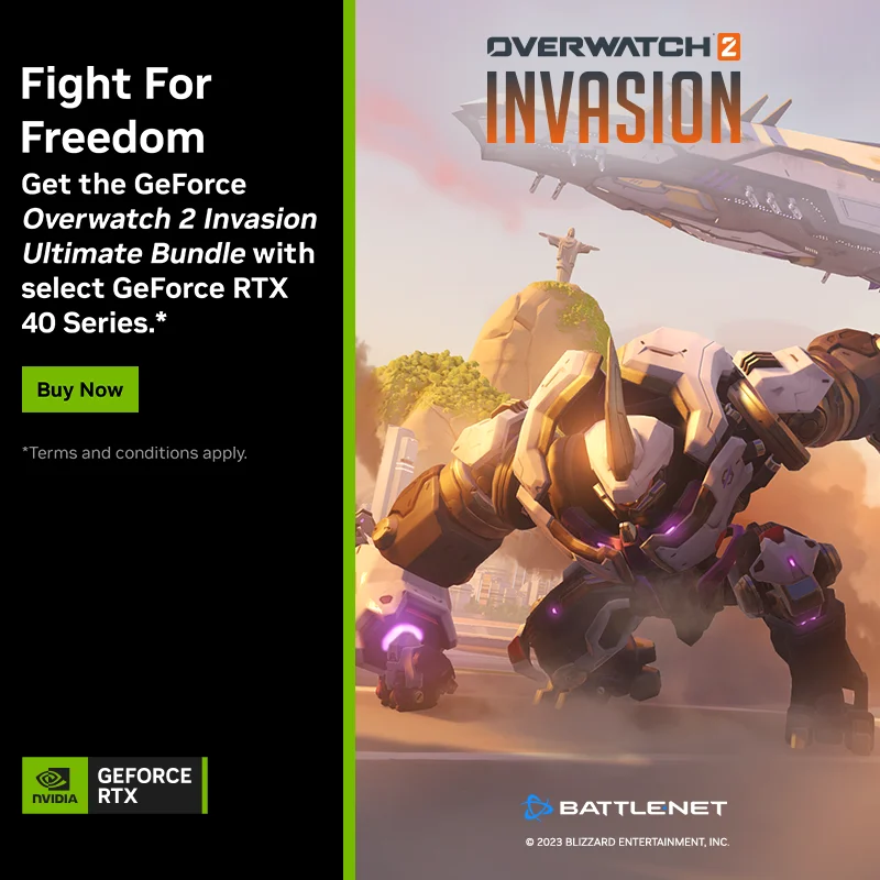ASUS TUF Gaming GeForce RTX™ 4070 Ti 12GB GDDR6X OC Edition (GeForce Overwatch 2 Invasion Ultimate Bundle) - Image 1