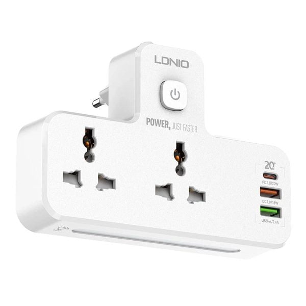 LDNIO 20W 3-Port USB Charger Extension Power Strip [ SC2311 ]
