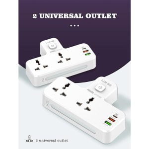 LDNIO 20W 3-Port USB Charger Extension Power Strip [ SC2311 ]