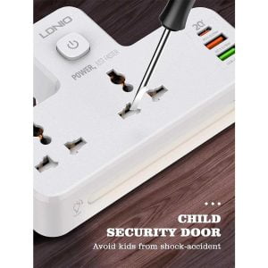 LDNIO 20W 3-Port USB Charger Extension Power Strip [ SC2311 ]
