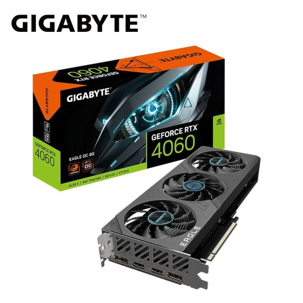 Gigabyte GeForce RTX 4060 Aero OC 8G Graphic Card (GV-N4060AEROOC-8GD)
