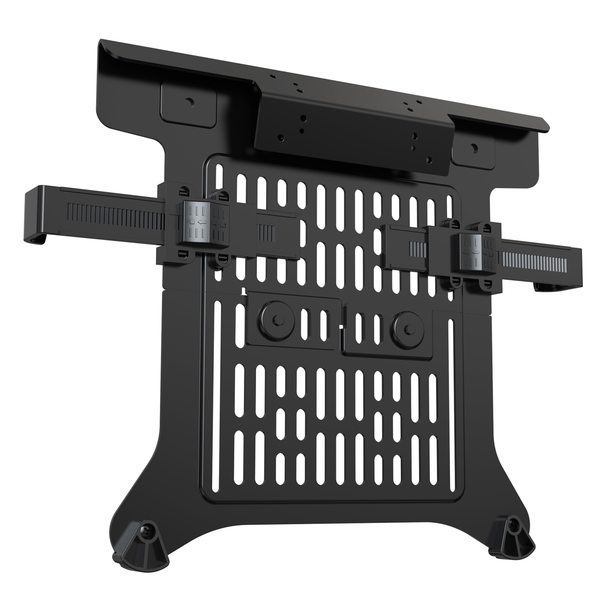 NB North Bayou F160 Dual Monitor Arm 17-27” + NB FP-2 VESA LAPTOP MOUNT HOLDER