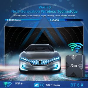 X98 H Android TV box - 4GB RAM - 32GB storage - WIFI 6 - supports 4K - Image 3