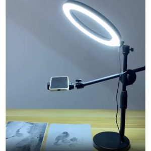 Overhead Tripod with Ring Light - Durable