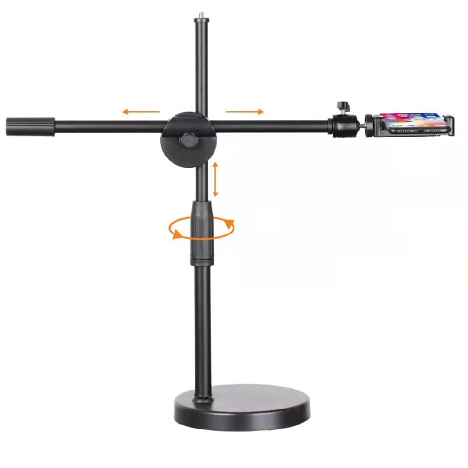 Overhead Tripod with Ring Light - Durable