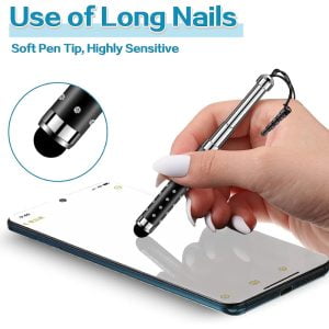 Small metal Capacitive Stylus pen - 5cm length - Image 3