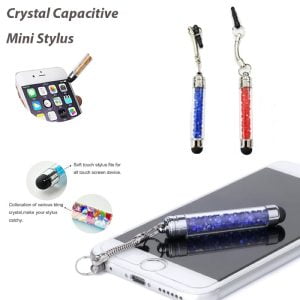 Small crystal Capacitive Stylus pen - 5cm length - Image 3