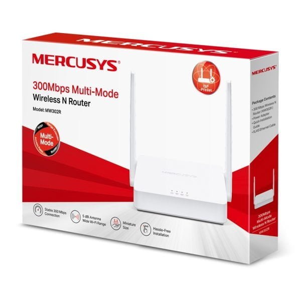 MERCUSYS 300Mbps Multi-Mode Wireless N Router - MW302R