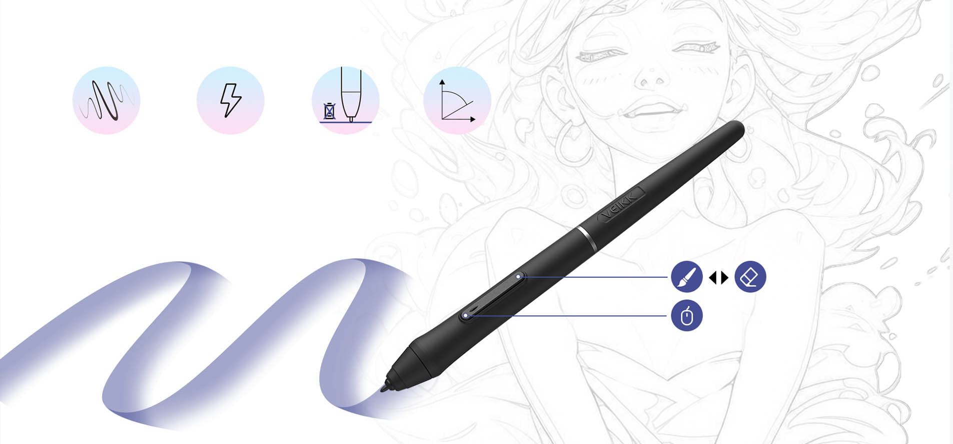 Veikk Pen Display Studio VK1200 V2 (11.6" FHD IPS / Battery-free Pen) [ Studio VK1200 V2 ]