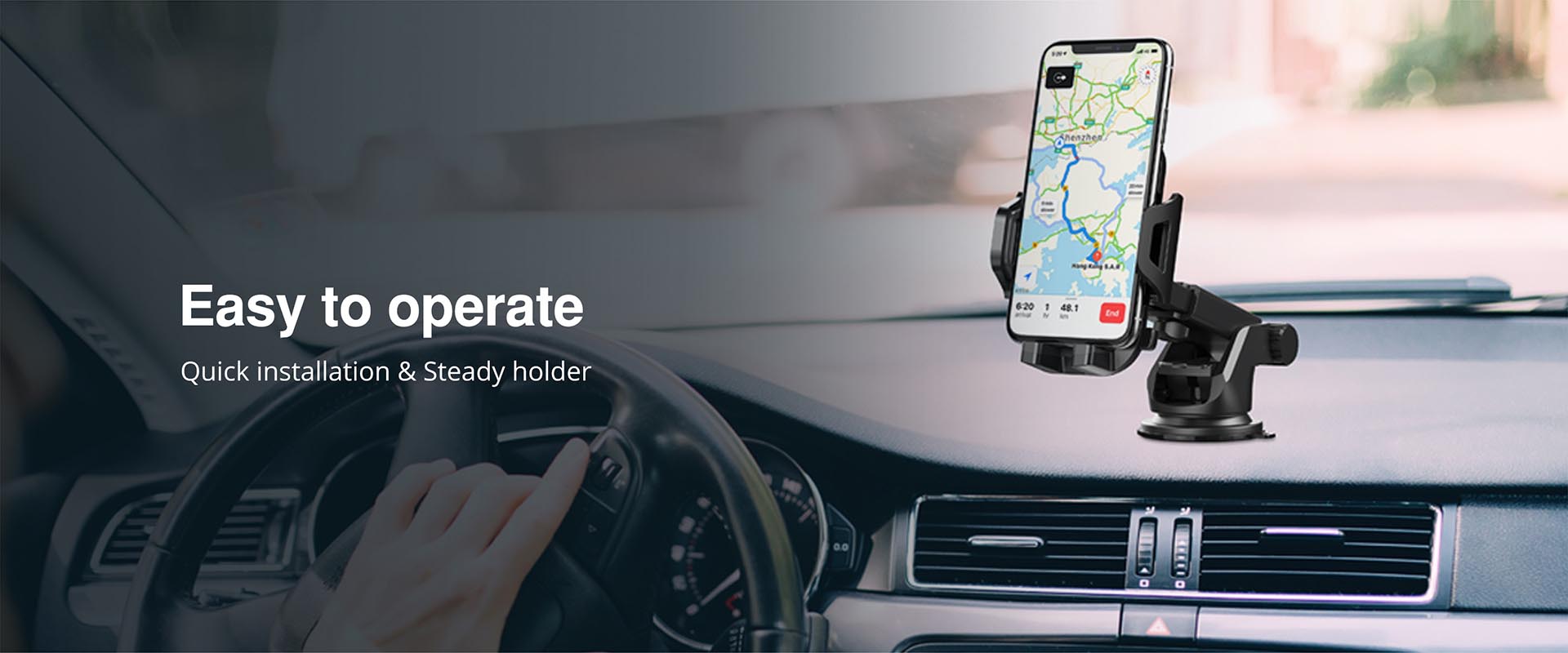 Riversong FlexiClip Multifunctional Car Phone Mount [ CH05 ]