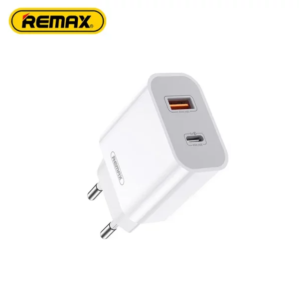 Remax Surie RP-U68 PD+QC 20W High Power Fast Charger 2Port( USB-A + USB-C )- EU