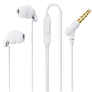 REMAX RM-518 - 3.5mm AUX WIRED EARPHONES ( White color )