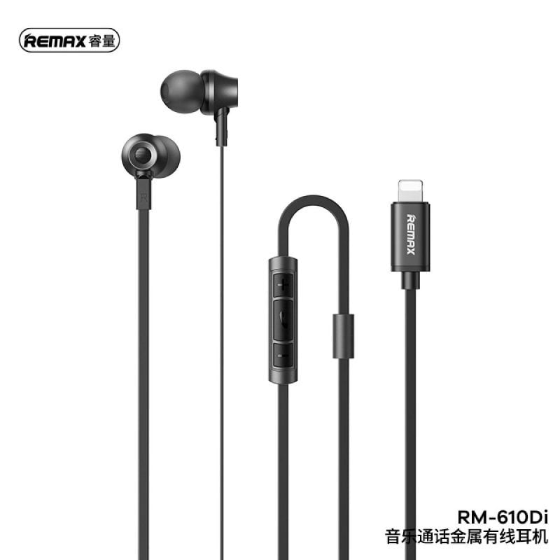 Remax RM-610Di Metal Wired Earphone