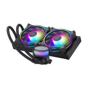 Cooler master MASTERLIQUID ML240 ILLUSION Liquid CPU Cooler - black color - MLX-D24M-A18P2-R1