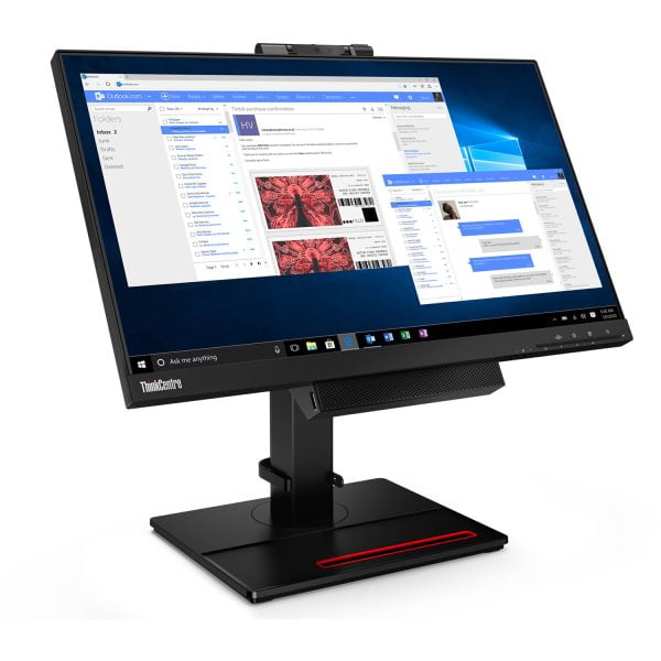 Lenovo ThinkCentre Tiny-In-One 22 Gen 4 Monitor (21.5-inch / IPS FHD Touch / HD 720p camera / Dual Microphone / Speaker) [ 11GTPAR1US ]