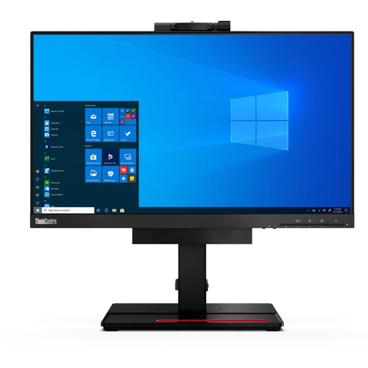 Lenovo ThinkCentre Tiny-In-One 22 Gen 4 Monitor (21.5-inch / IPS FHD Touch / HD 720p camera / Dual Microphone / Speaker) [ 11GTPAR1US ]