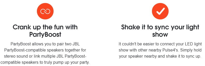 JBL Pulse 4 portable Bluetooth speaker { up to 12 hours play time / 360 degree lightshow and sound } JBLPULSE4BLKAM